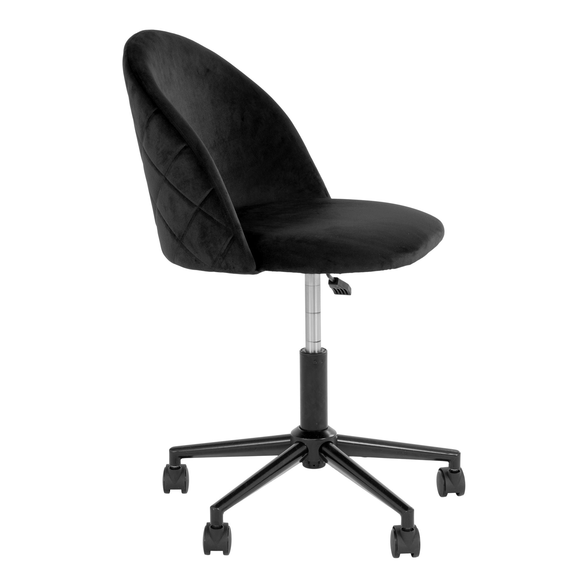 Geneve – Bürostuhl aus Samt, schwarz, HN1207